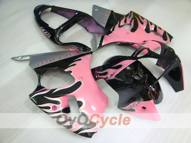 Injection Fairing kit for 00-02 NINJA ZX-6R - Black, Pink
