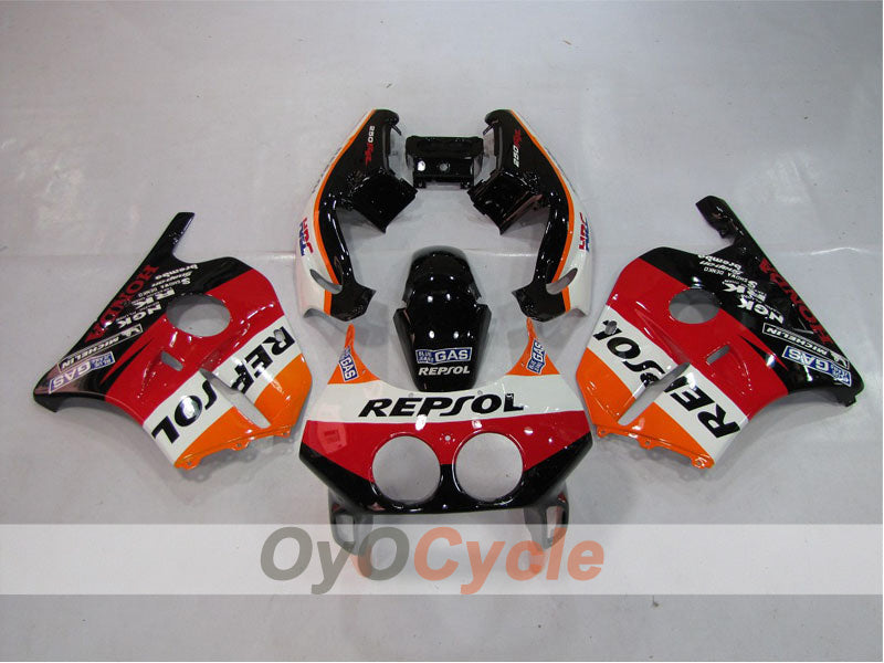 Injection Fairing kit for 90-94 CBR250RR - Red, Orange - Repsol #OYO87902971 Secondary image