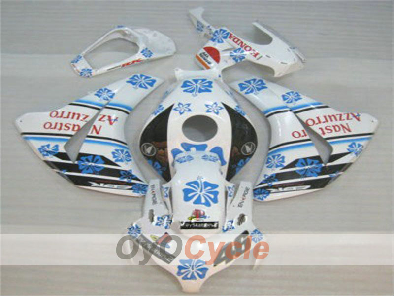 Injection Fairing kit for 08-11 CBR1000RR - White, Black - Nastro Azzurro #OYO87900703 Main image