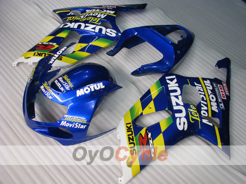 Injection Fairing kit for 00-02 GSX R1000 - Blue - MOTUL #OYO87905184