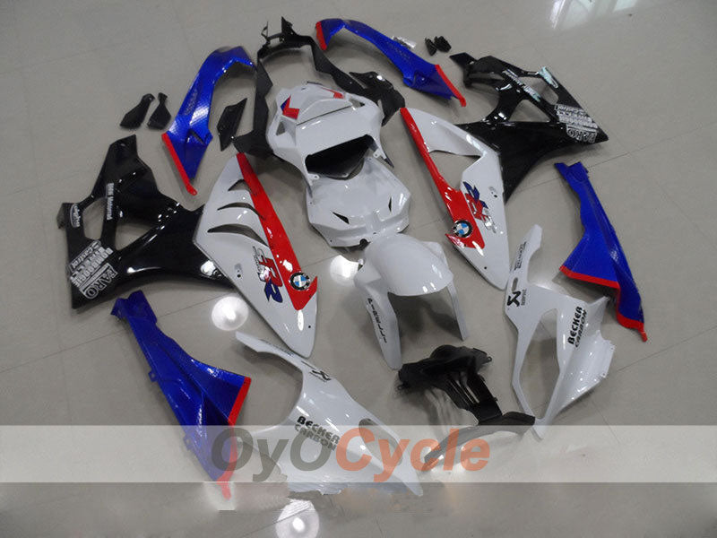 Injection Fairing kit for 09-14 BMW S1000RR - White, Black - PIRELLI #OYO87902390 Main image