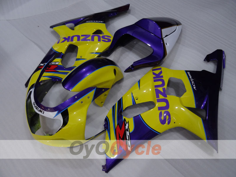 Injection Fairing kit for 00-03 GSX R750 - Yellow, Purple - Factory Style, Customize #OYO87905135