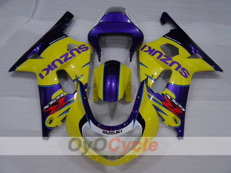 Injection Fairing kit for 00-03 GSX R750 - Yellow, Purple - Factory Style, Customize #OYO87905135