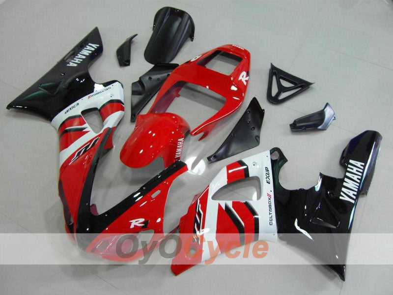 Injection Fairing kit for 98-99 YZF-R1 - Red, Black - Factory Style #OYO87900749