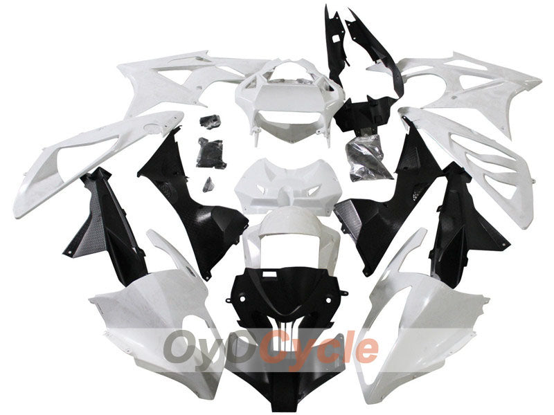 Unpainted Injection Fairing kit for 09-14 BMW S1000RR - White, Black - Factory Style #OYO87902396