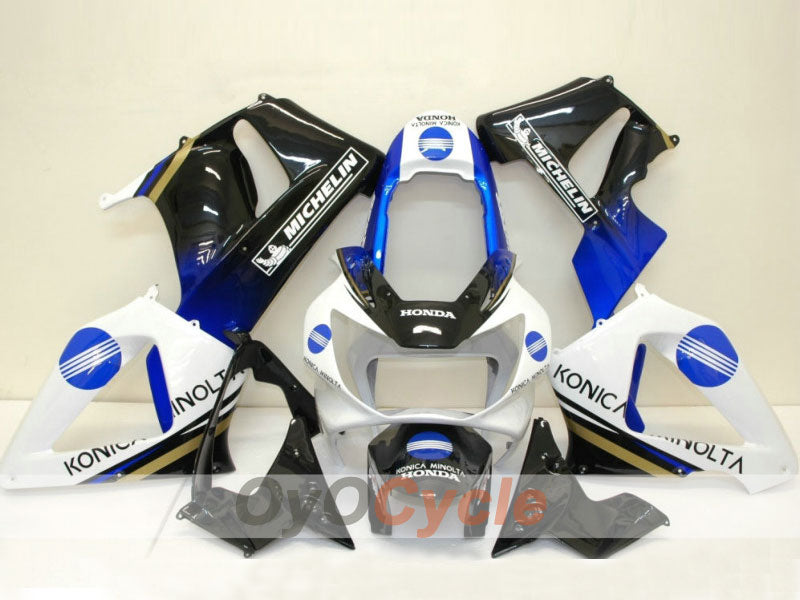 Injection Fairing kit for 00-01 CBR900RR 929 - White, Black - Konica Minolta #OYO87902706 Main image