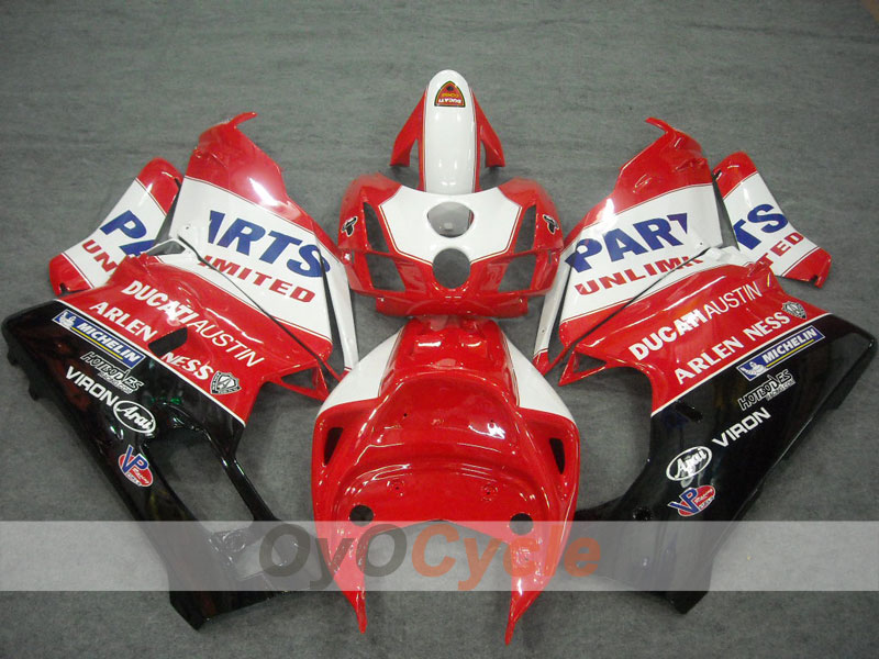 Injection Fairing kit for 03-04 Ducati 749 - Red, White - Factory Style #OYO87902117 Secondary image