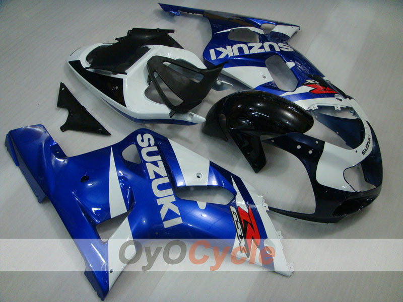 Injection Fairing kit for 00-03 GSX R750 - Blue, Black - Factory Style #OYO87905144 Main image