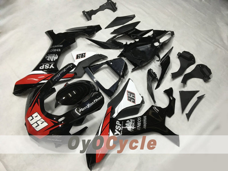 Injection Fairing kit for 15-19 YZF-R1 - Red, Black - Others #OYO87914642