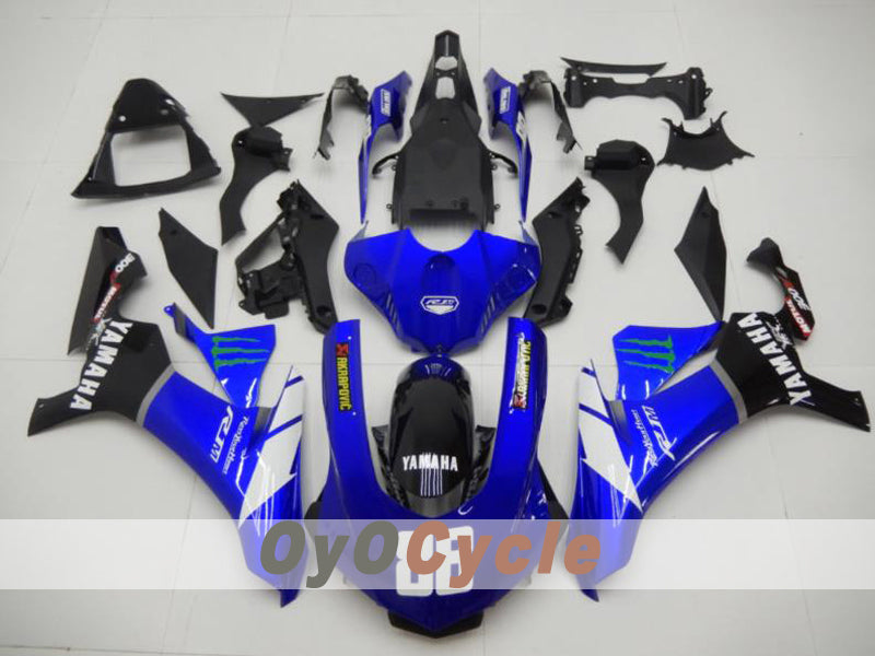 Injection Fairing kit for 15-19 YZF-R1 - Blue, White, Black - Factory Style #OYO87914647 Main image