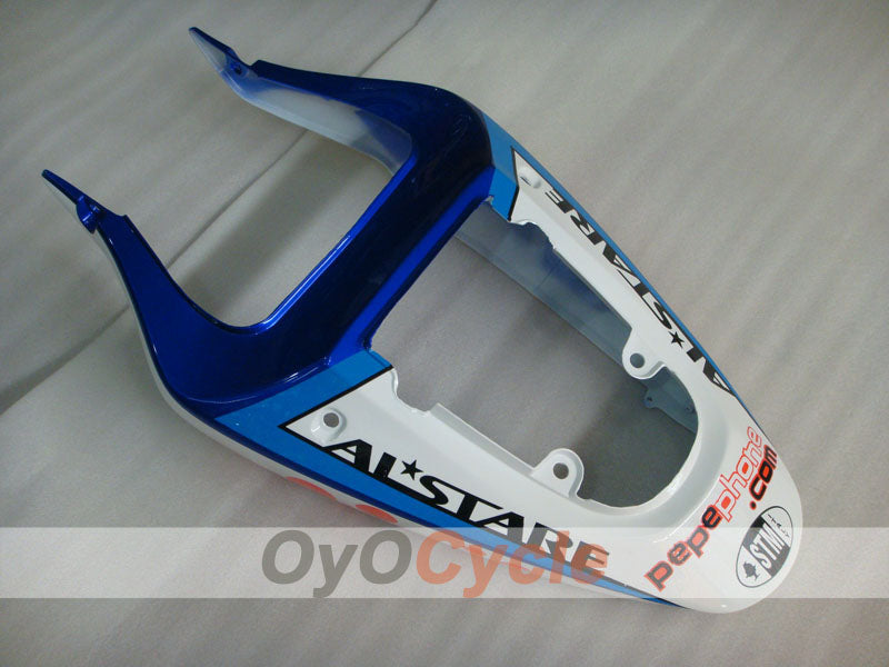 Injection Fairing kit for 01-03 GSX R600 - Blue, White - Dark Dog #OYO87905114