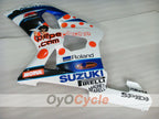 Injection Fairing kit for 01-03 GSX R600 - Blue, White - Dark Dog #OYO87905114