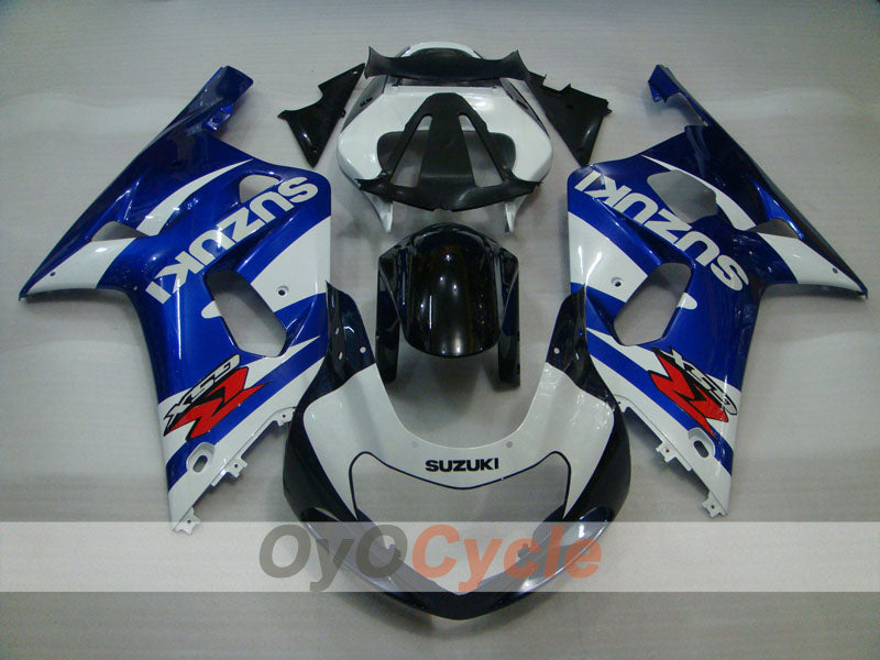 Injection Fairing kit for 00-03 GSX R750 - Blue, Black - Factory Style #OYO87905144
