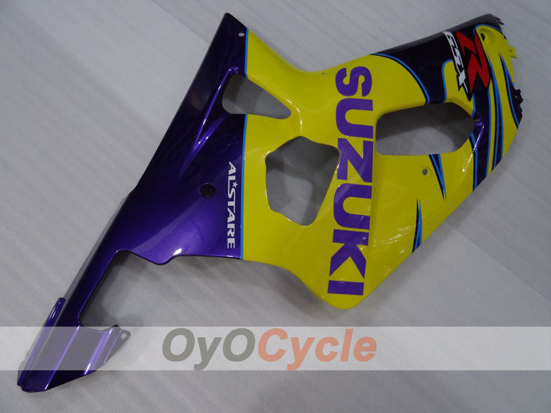 Injection Fairing kit for 00-02 GSX R1000 - Yellow, Purple - Factory Style #OYO87905181