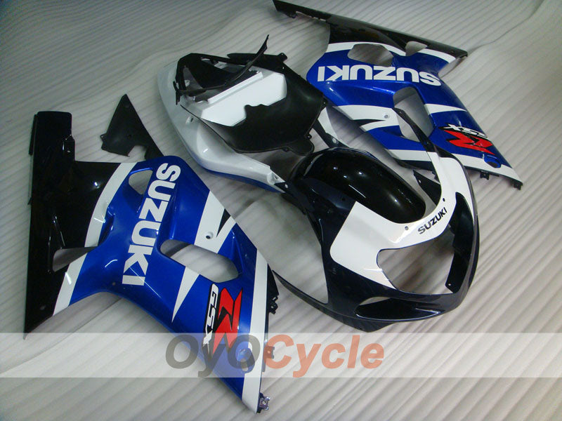 Injection Fairing kit for 01-03 GSX R600 - Blue, Black - Factory Style #OYO87905122