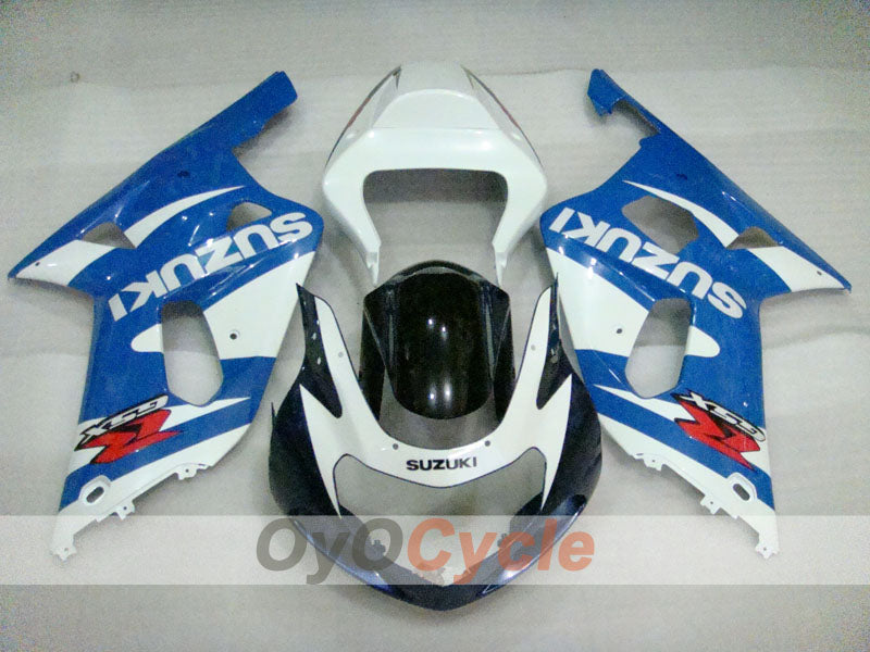 Injection Fairing kit for 00-02 GSX R1000 - Blue, White, Black - Factory Style #OYO87905196 Main image