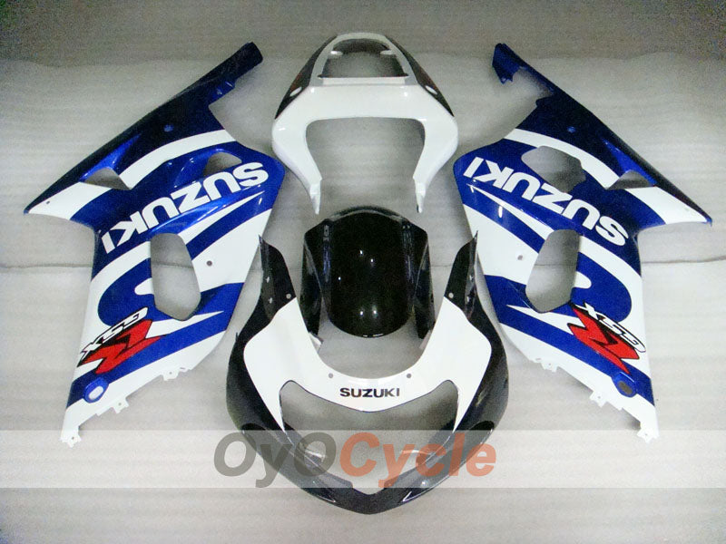Injection Fairing kit for 00-03 GSX R750 - Blue, White - Factory Style #OYO87901109 Secondary image