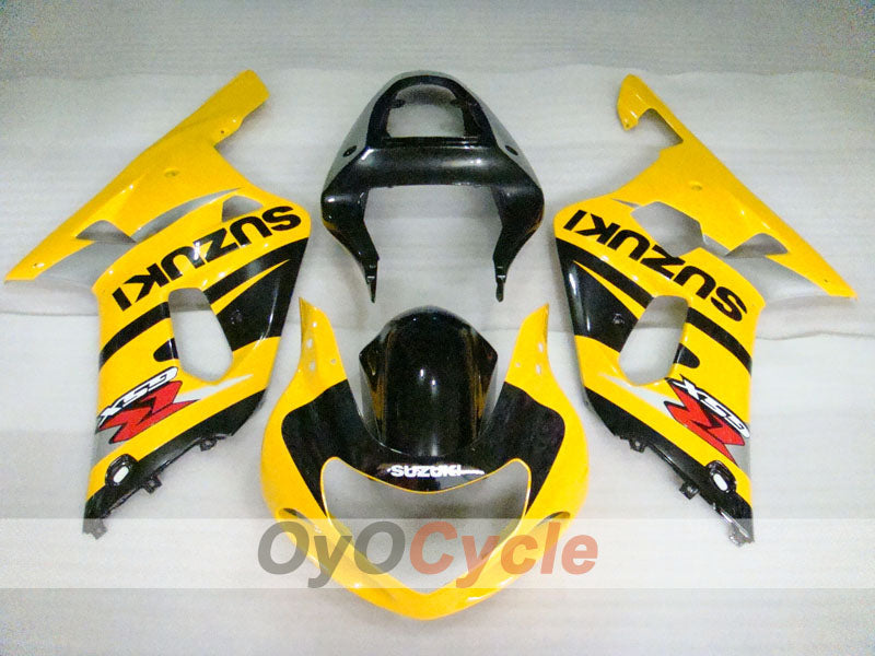 Injection Fairing kit for 00-03 GSX R750 - Yellow, Black - Factory Style #OYO87901138 Secondary image