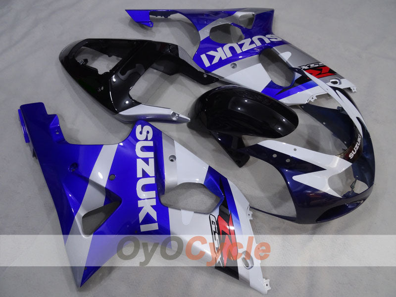 Injection Fairing kit for 00-02 GSX R1000 - Blue, Black - Factory Style #OYO87905130 Main image