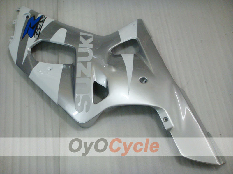 Injection Fairing kit for 01-03 GSX R600 - White, Black, Silver - Factory Style #OYO87905104