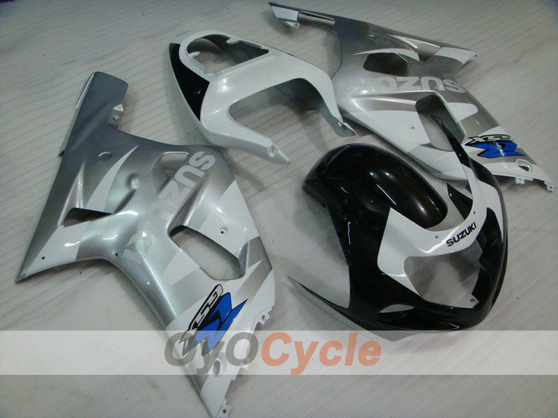 Injection Fairing kit for 01-03 GSX R600 - White, Black, Silver - Factory Style #OYO87905104