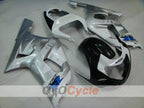 Injection Fairing kit for 01-03 GSX R600 - White, Black, Silver - Factory Style #OYO87905104