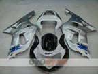 Injection Fairing kit for 01-03 GSX R600 - White, Black, Silver - Factory Style #OYO87905104