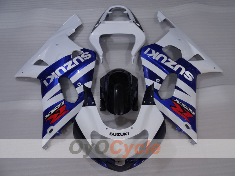 Injection Fairing kit for 00-03 GSX R750 - Blue, White - Factory Style #OYO87905173