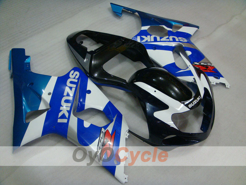 Injection Fairing kit for 00-02 GSX R1000 - Blue, Black - Factory Style #OYO87905128 Main image