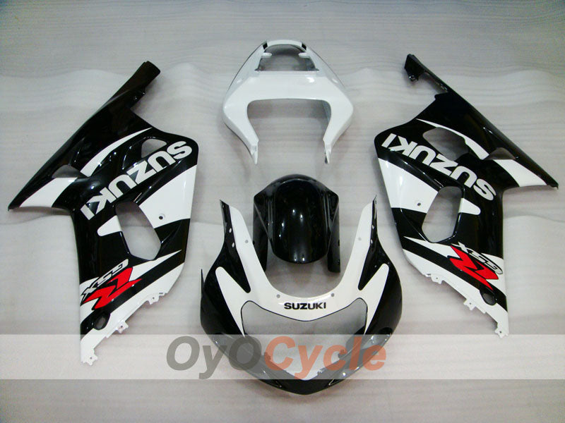Injection Fairing kit for 00-03 GSX R750 - White, Black - Factory Style #OYO87901122 Secondary image