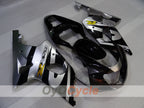Injection Fairing kit for 01-03 GSX R600 - Black, Silver - Factory Style #OYO87905110