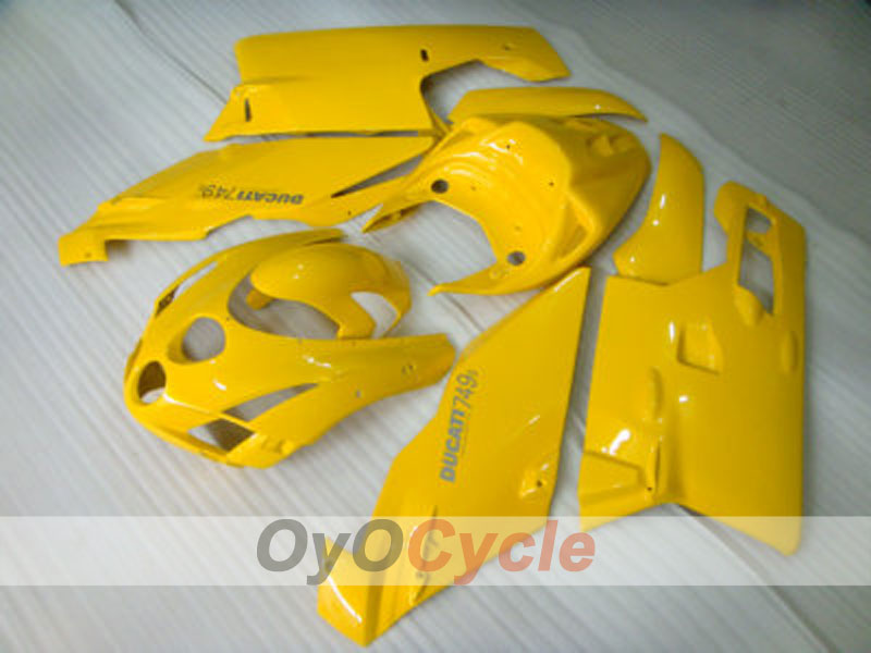 Injection Fairing kit for 03-04 Ducati 749 - Yellow - Factory Style #OYO87902115 Secondary image