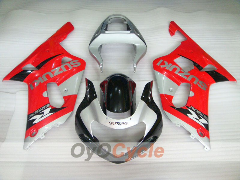 Injection Fairing kit for 00-03 GSX R750 - Red, Grey - Factory Style #OYO87901127 Secondary image