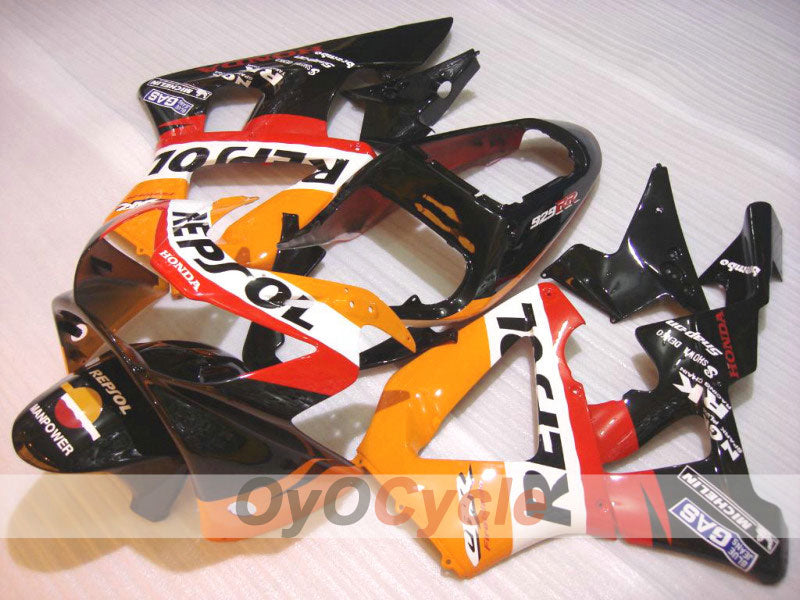 Injection Fairing kit for 00-01 CBR900RR 929 - Yellow, Black - MICHELIN, Repsol #OYO87902734