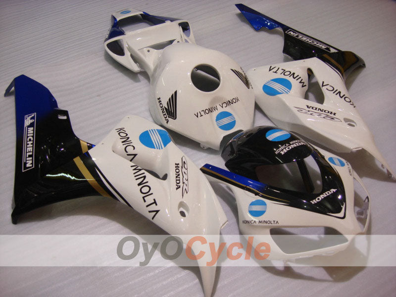 Injection Fairing kit for 06-07 CBR1000RR - White, Black - Konica Minolta #OYO87900614 Secondary image