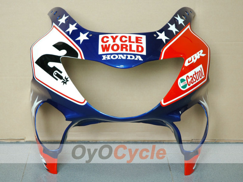 Injection Fairing kit for 99-00 CBR600F4 - Red, Blue - Castrol #OYO87900107 Secondary image