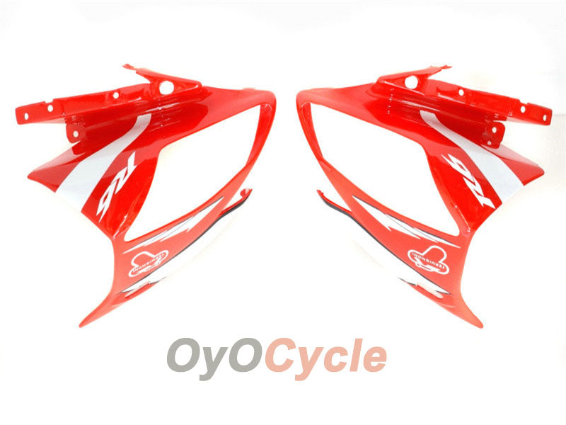 Injection Fairing kit for 06-07 YZF-R6 - Red, Black - Santander #OYO87900952