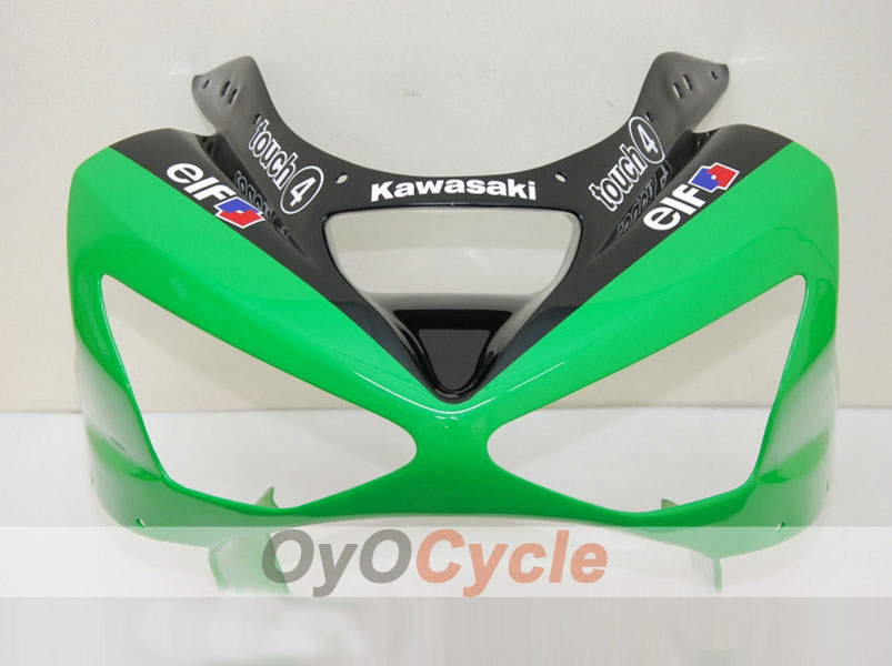 Injection Fairing kit for 03-04 NINJA ZX-6R - Green, Black - Monster #OYO87901807 Secondary image
