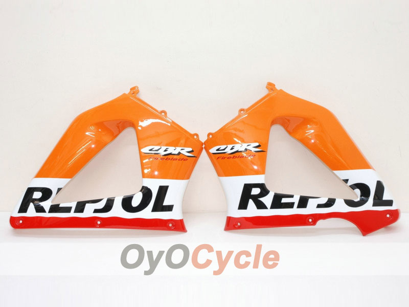 Injection Fairing kit for 00-01 CBR900RR 929 - Orange, Black - MICHELIN, Repsol #OYO87902728 Secondary image