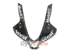 Injection Fairing kit for 07-08 CBR600RR - White, Black - West #OYO87900439