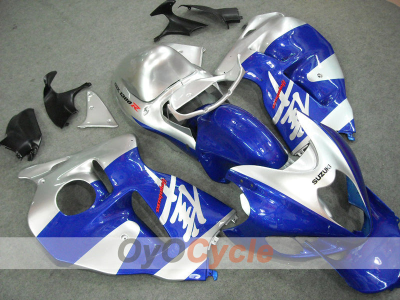 Injection Fairing kit for 99-07 GSXR1300 Hayabusa - Blue, Silver - Factory Style #OYO87902884 Main image
