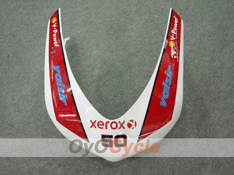 Injection Fairing kit for 08-13 Ducati 848 - Red, Black - Xerox #OYO87902239
