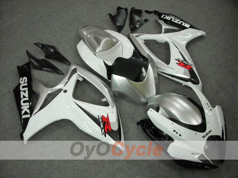 Injection Fairing kit for 06-07 GSX R750 - Silver, Grey - Factory Style #OYO87903189 Main image