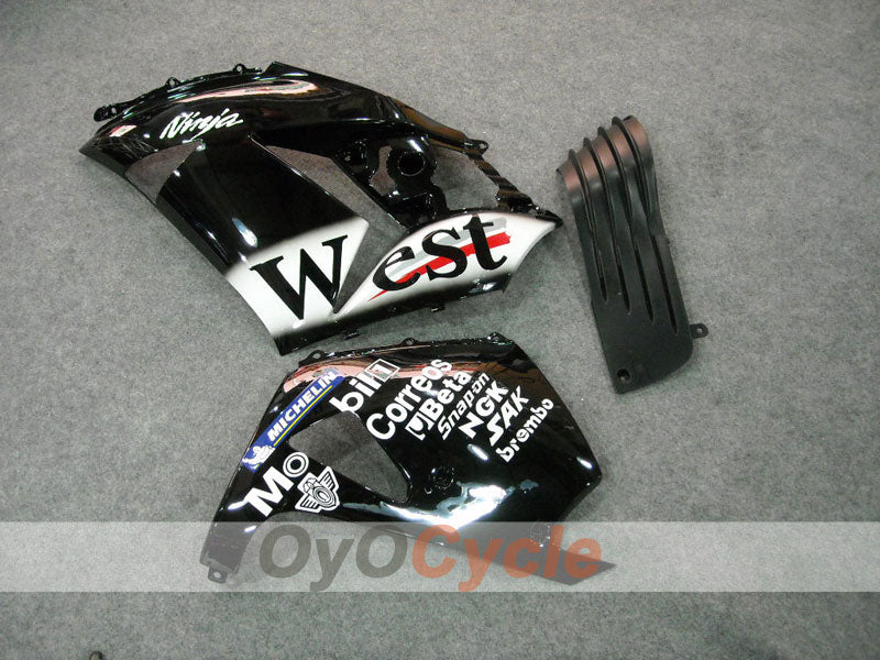Injection Fairing kit for 06-11 NINJA ZX-14R - Black - West #OYO87902024 Secondary image