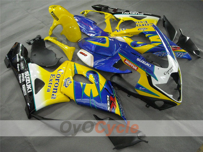 Injection Fairing kit for 05-06 GSX R1000 - Yellow, Blue - Corona #OYO87901939