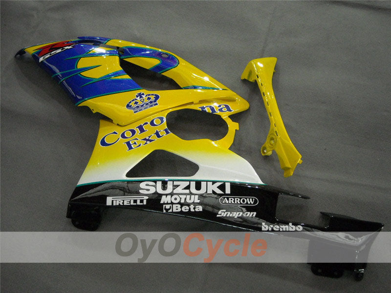 Injection Fairing kit for 05-06 GSX R1000 - Yellow, Blue - Corona #OYO87901939