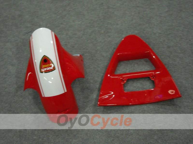 Injection Fairing kit for 94-02 Ducati 748 - Red, White - INFO STRADA #OYO87902067