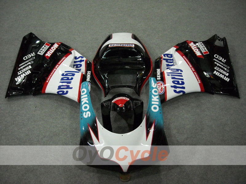 Injection Fairing kit for 02-04 Ducati 998 - White, Black - Sterilgarda #OYO87902307 Secondary image