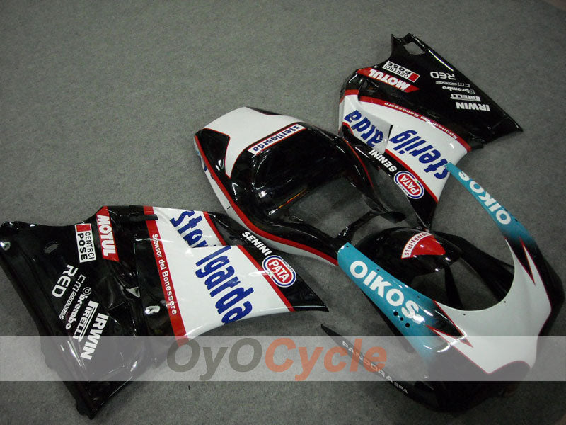 Injection Fairing kit for 99-02 Ducati 996 - White, Black - Sterilgarda #OYO87902233 Main image