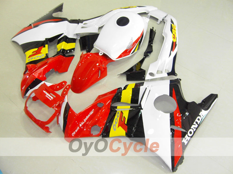 Fairing kit for 91-94 Honda CBR600 F2 - Red, White - Factory Style #OYO87903074